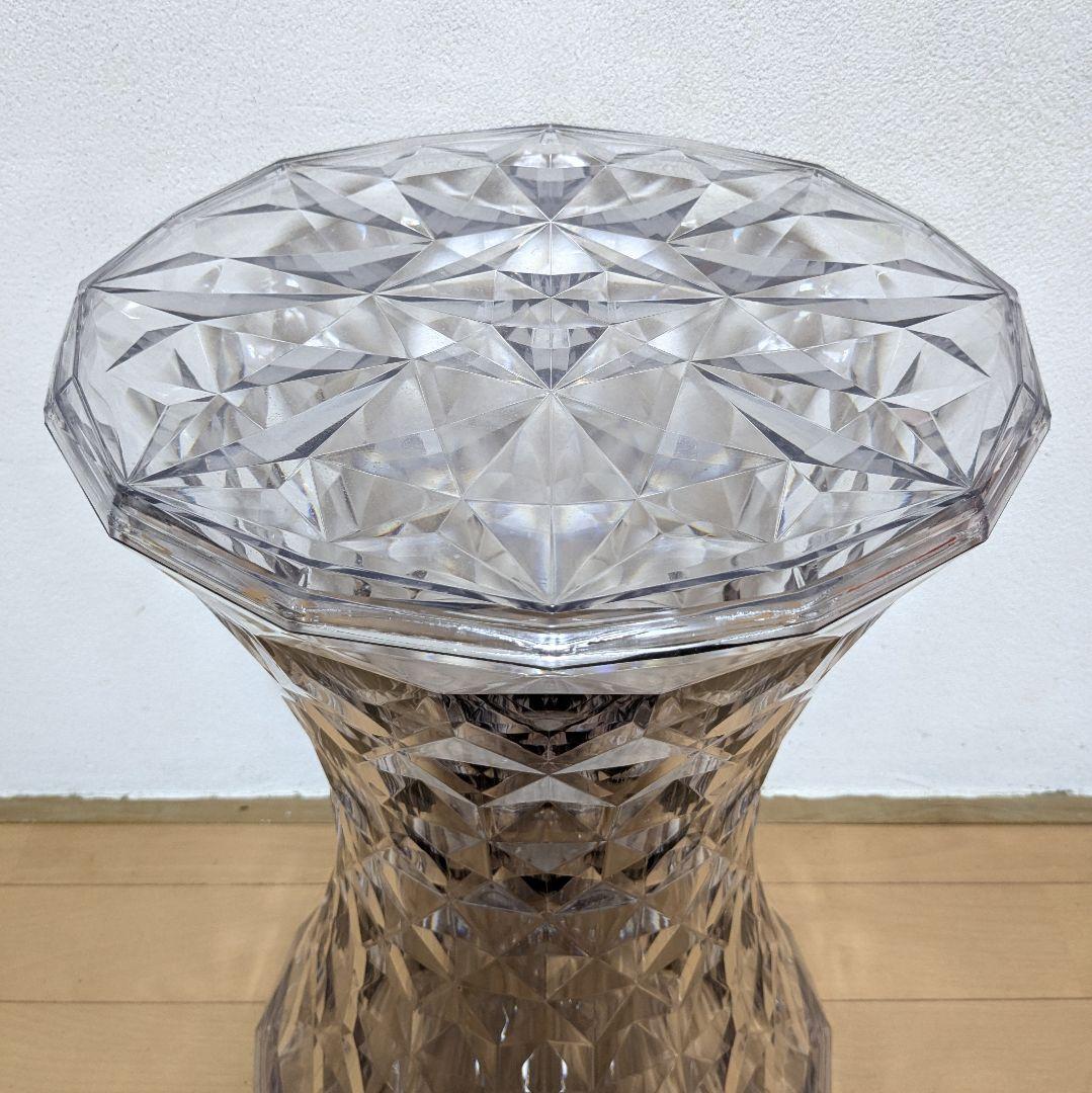 美品 Kartell STONE カルテル ストーン スツール クリスタル