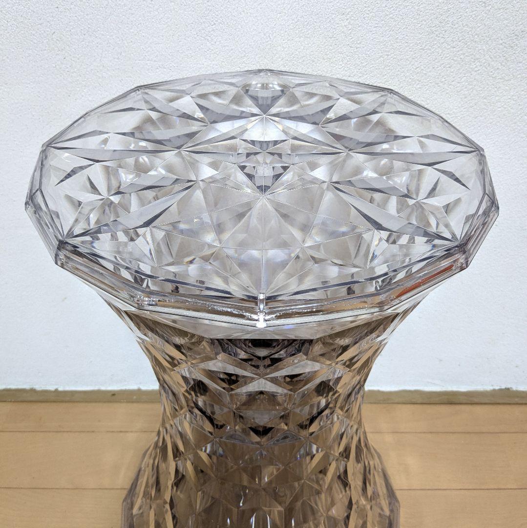 美品 Kartell STONE カルテル ストーン スツール クリスタル