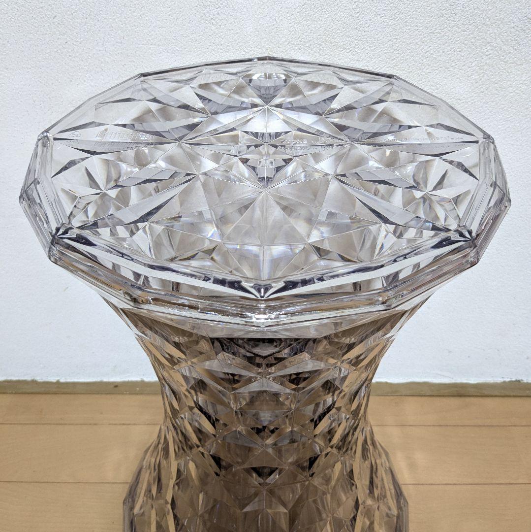 美品 Kartell STONE カルテル ストーン スツール クリスタル