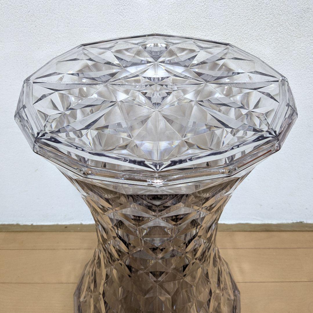 美品 Kartell STONE カルテル ストーン スツール クリスタル