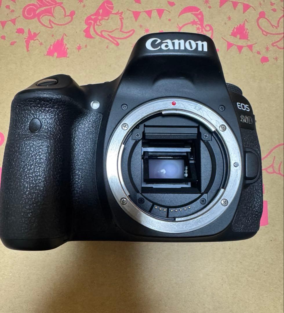 EOS80D ボディのみ　予備バッテリー1個&32GBのSDカード付き