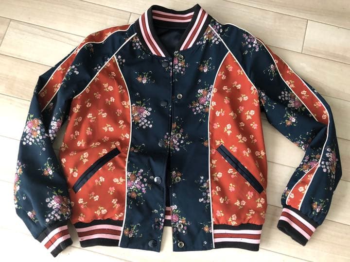 riku.riru.ruru　coachスカジャン リバーシブル