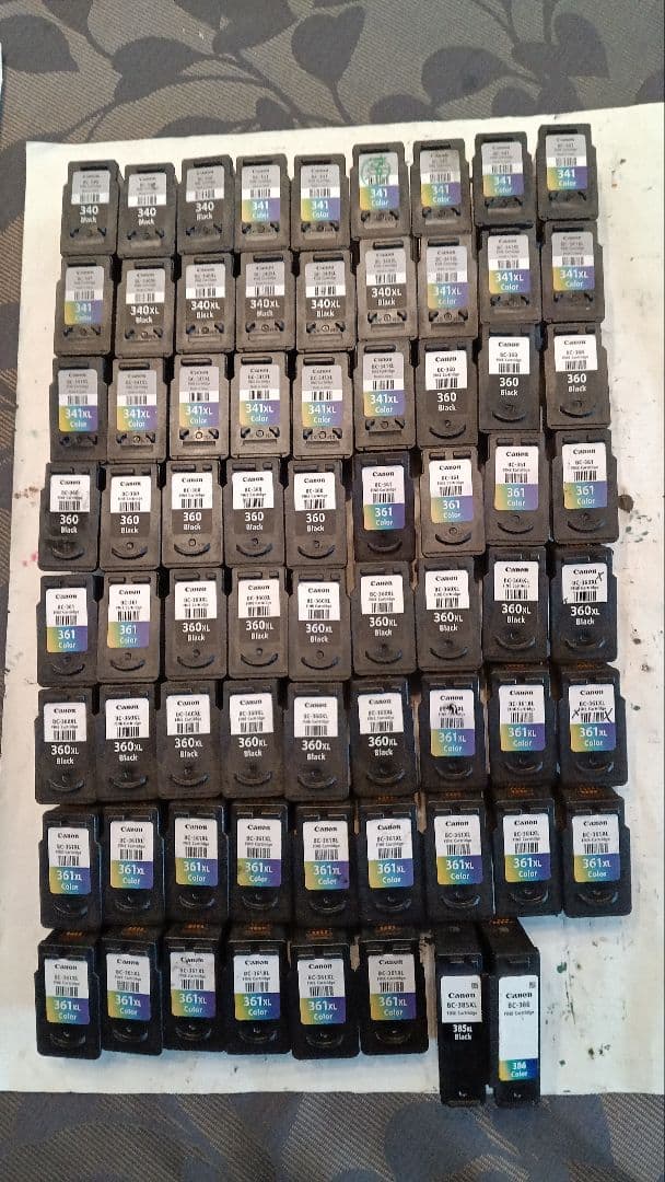 キャノン　Canon 使用済みインク　71 個　純正