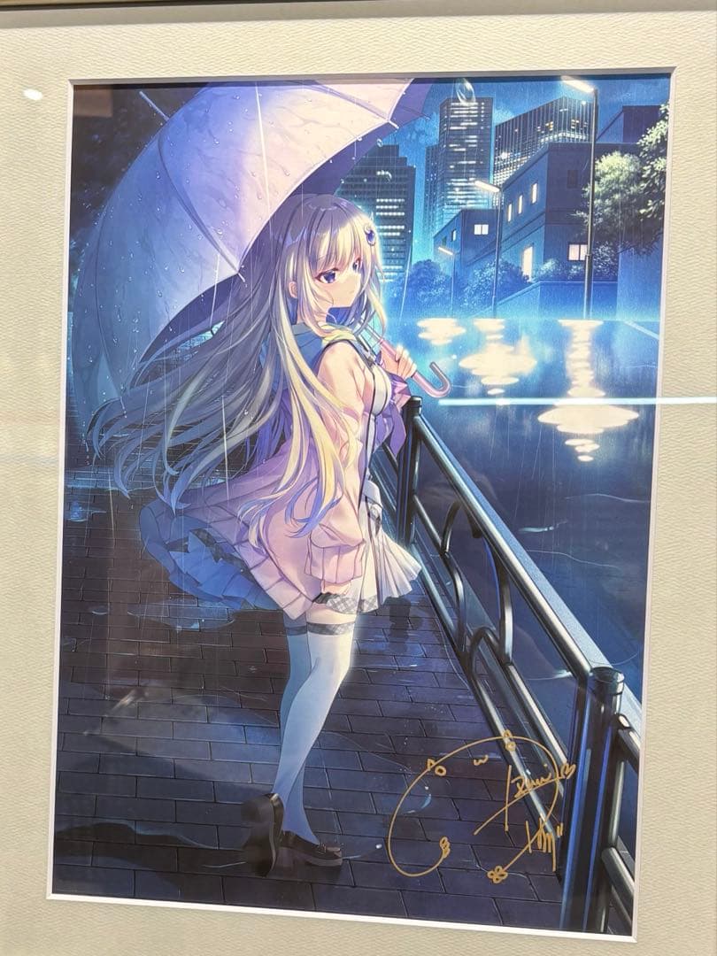 ぱれっと　9nine 九條京都 プリモアート 和泉つばす　直筆サイン入り