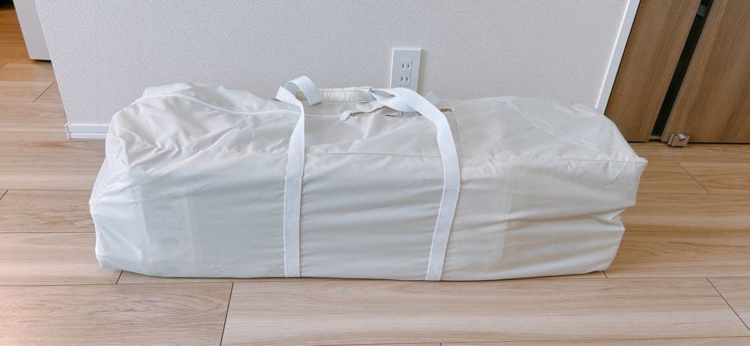 ココネル エアープラス AB ベビーベッド　ホワイトベージュ