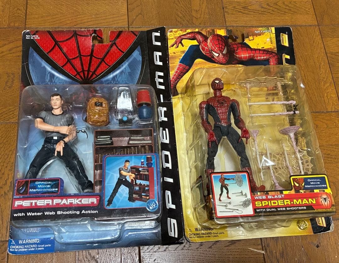 TOYBIZ スパイダーマン　ピーターパーカー　6インチアクションフィギュア