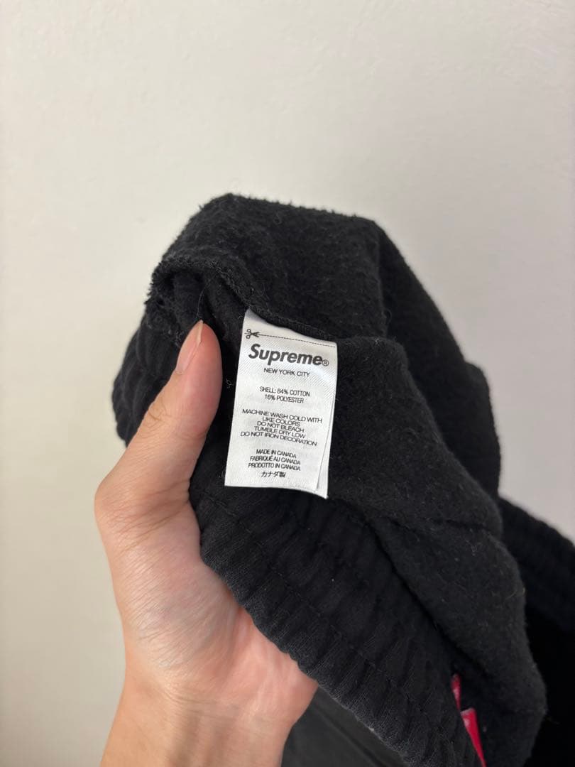 Supreme ブラック カーゴショートパンツ ティモシーシャラメ