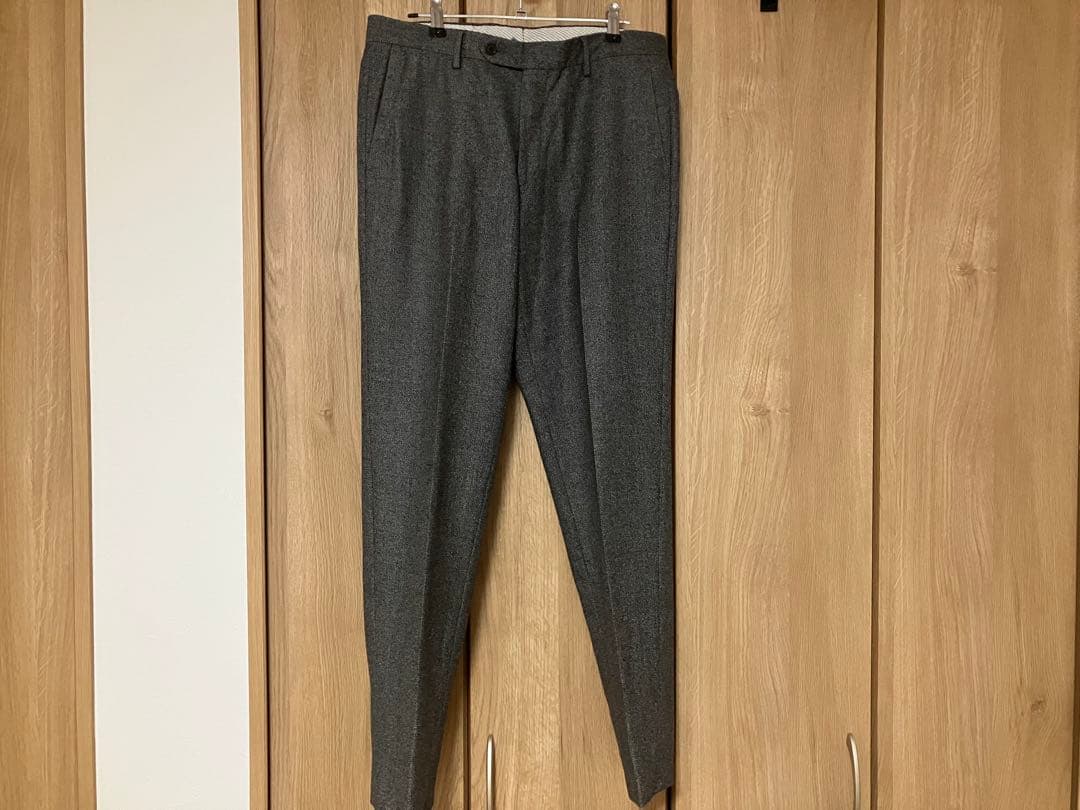 グリーンレーベルリラクシング　スリーピース　ツイード　スーツ　グレー