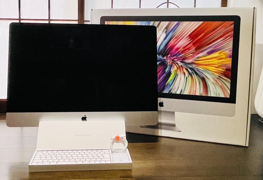 iMac2019 27型 5K 3.7GHz メモリ48G SSD512G 箱付
