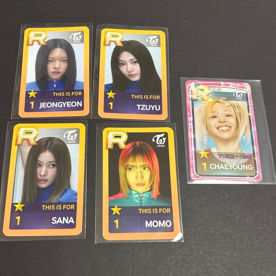 superstar twice トレカ サナ モモ ツウィ ジョンヨン チェヨン