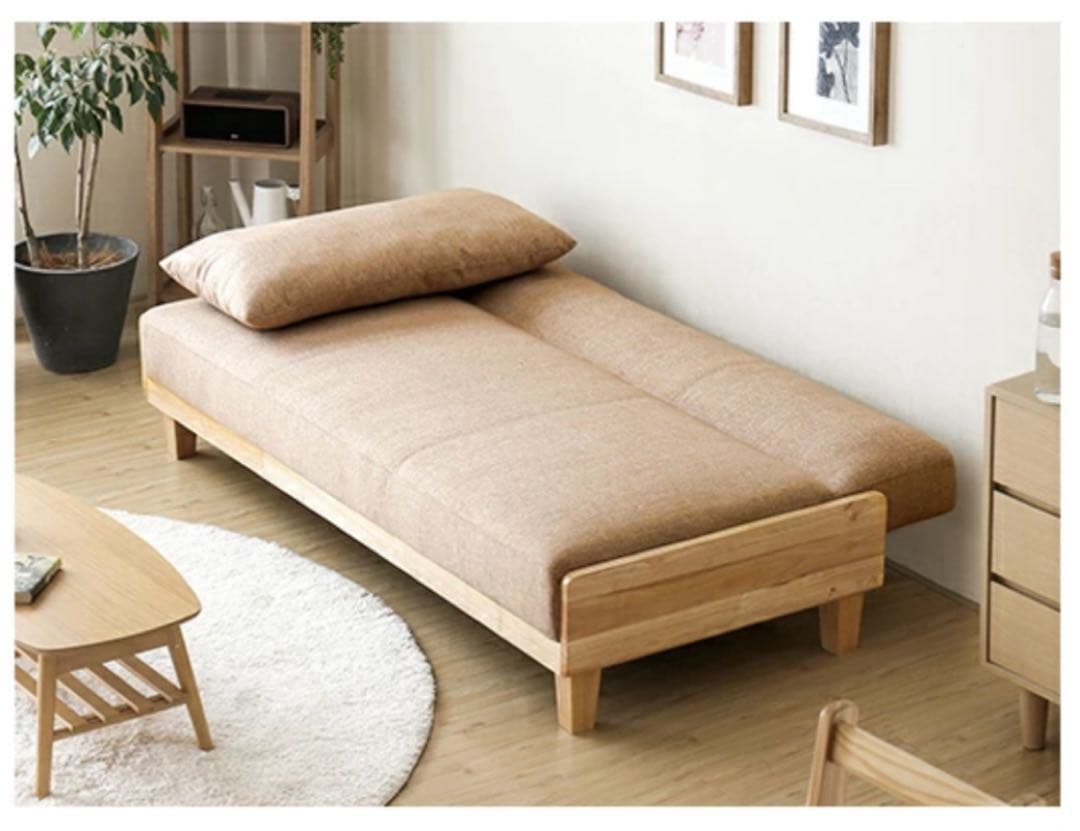 3人掛けソファベッド リクライニング モダンデコ　幅186cm