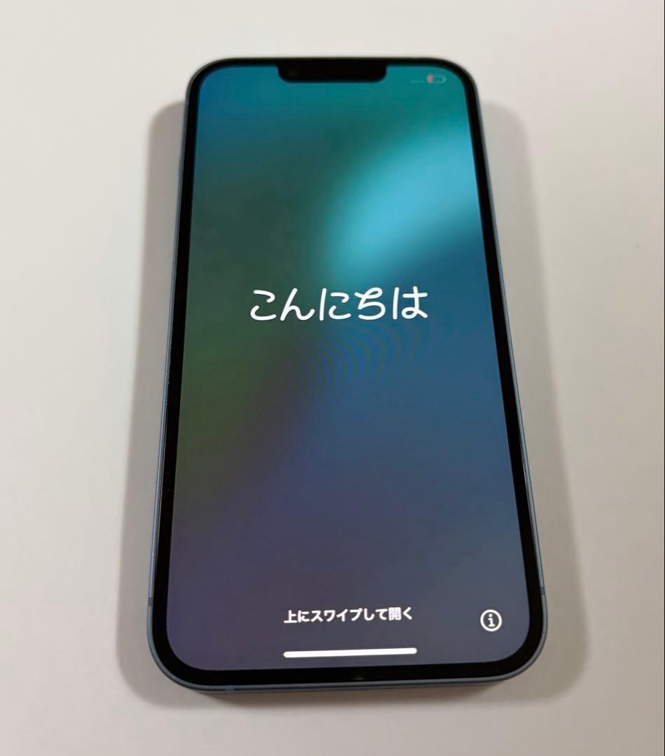 iPhone14 128GB SIMフリー ブルー 美品 ケース2個付き