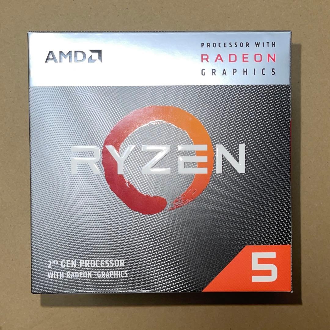 AMD Ryzen 5 3400G 未使用箱開封のみ