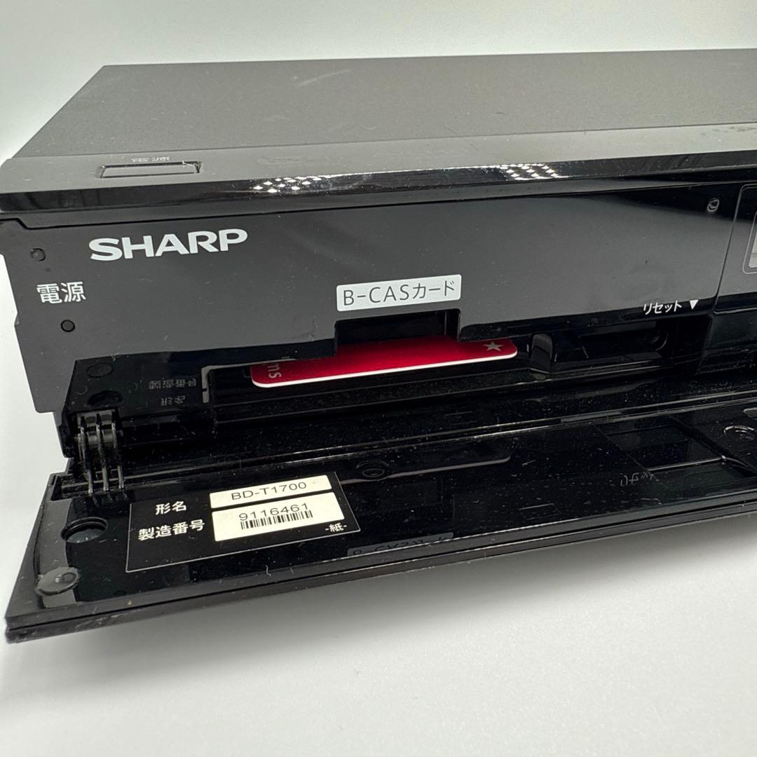 SHARP AQUOS BD-T1700 ブルーレイレコーダー HDD1TB