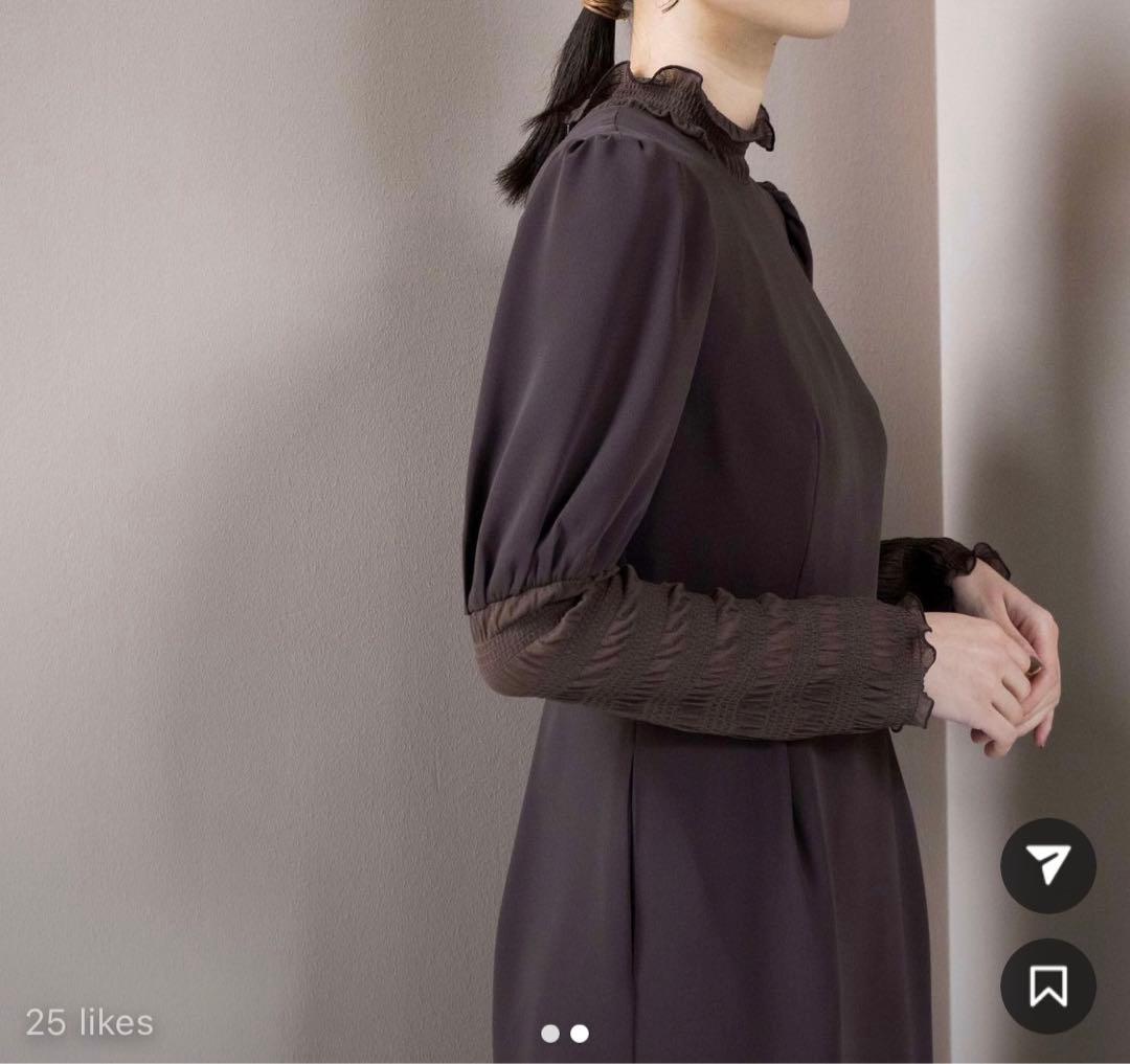 カエン　結婚式お呼ばれ　ドレス　ワンピース