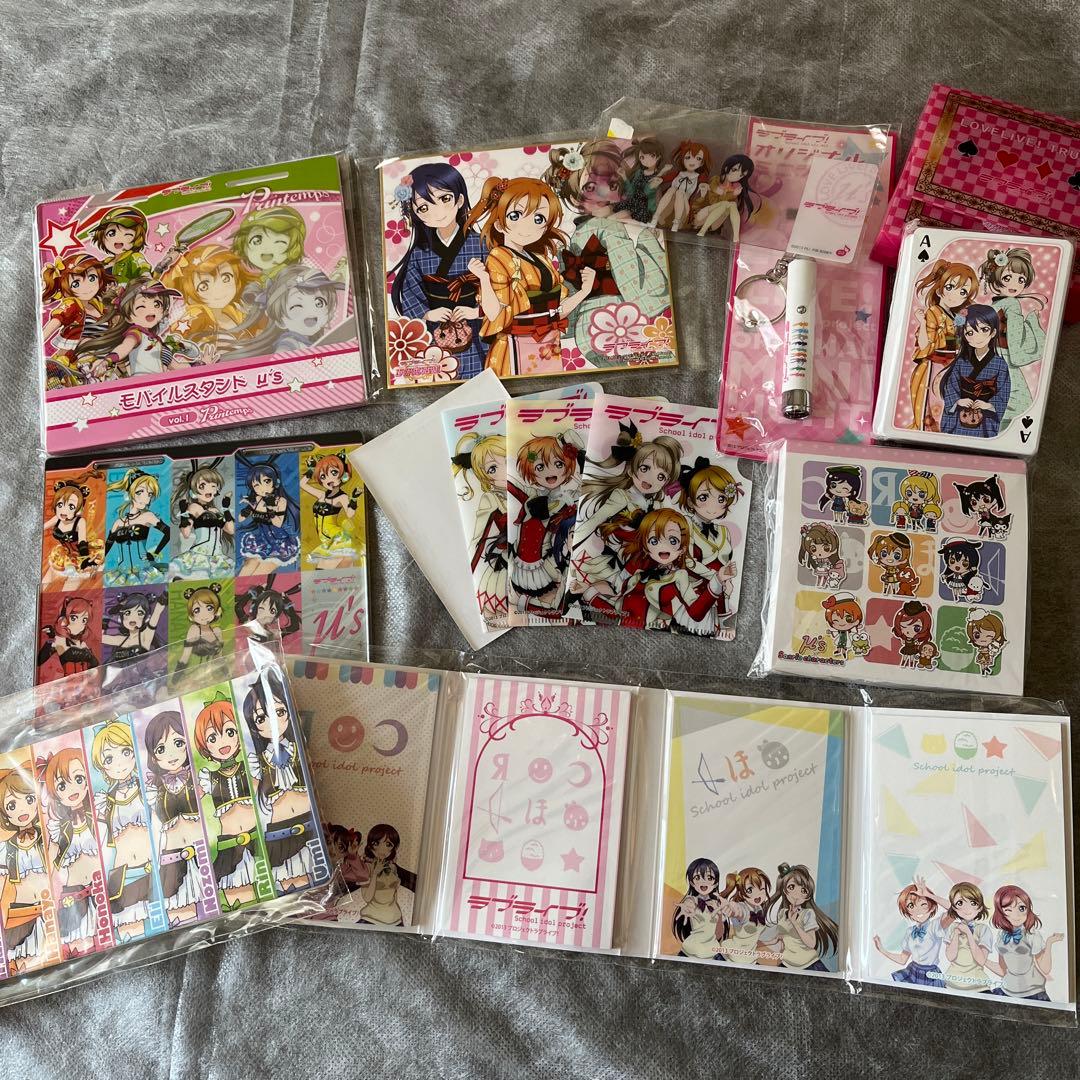 ラブライブ!μ’sコレクションのまとめ売り クリアファイル マグカップ アクスタ