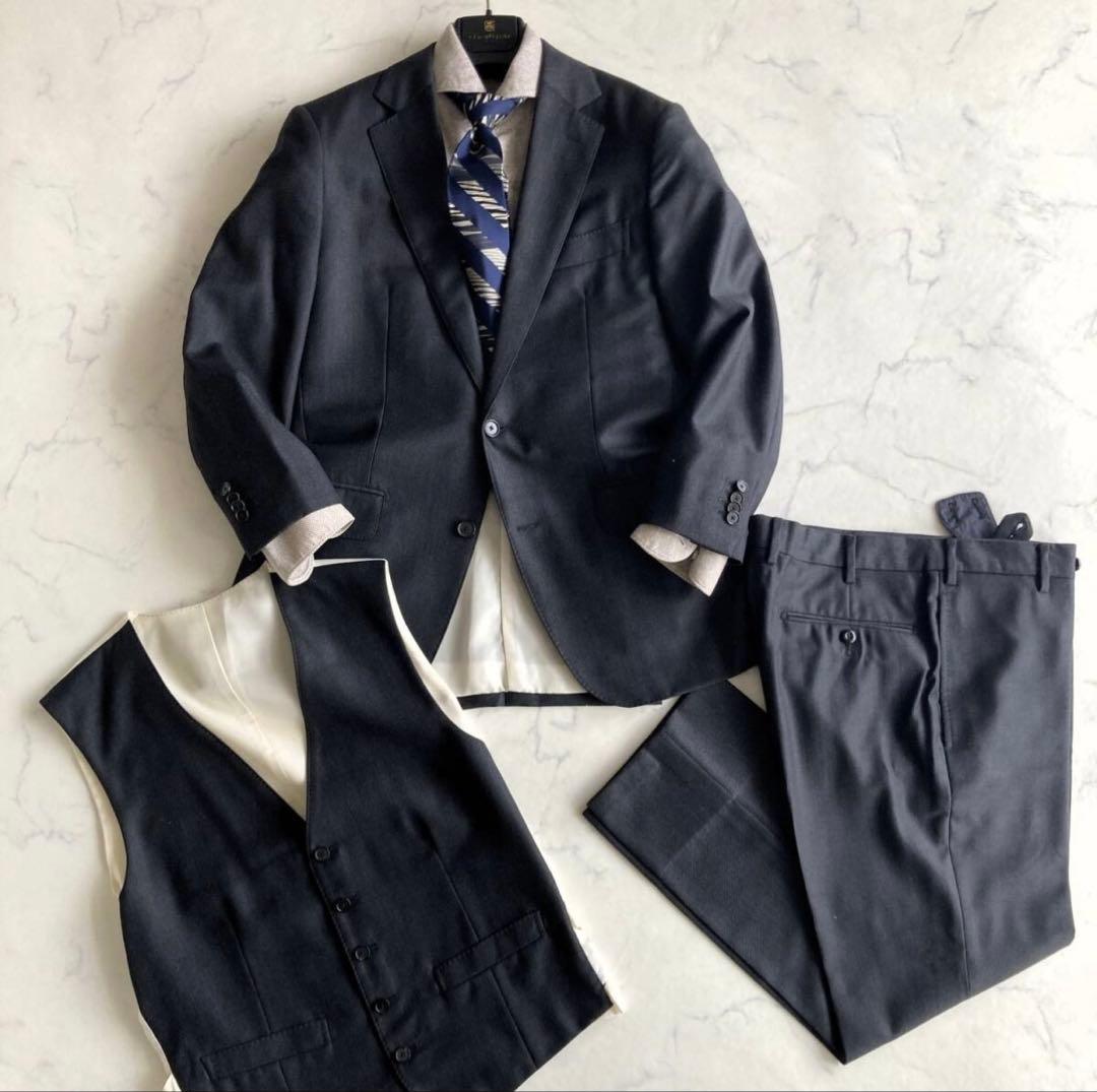 1月末まで！ バーニーズニューヨーク MANHATTAN スーツ 3点セット