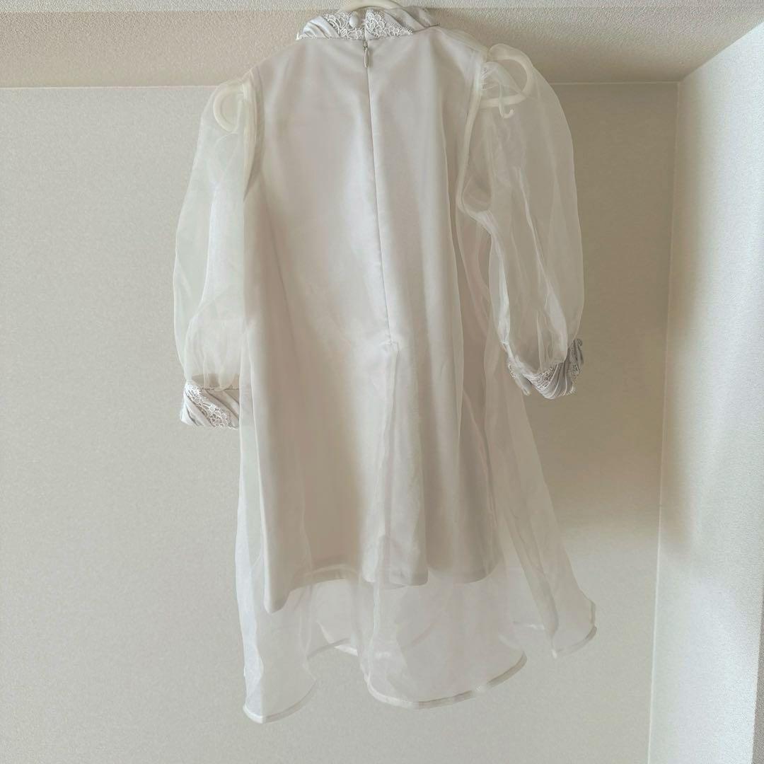 Acka. 〔Kids〕sheer over one-piece