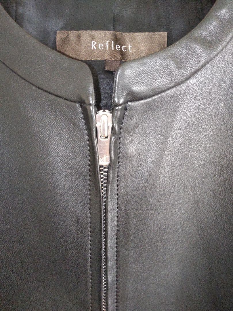 【リフレクト】中古 美品 レザー ジャケット 11号