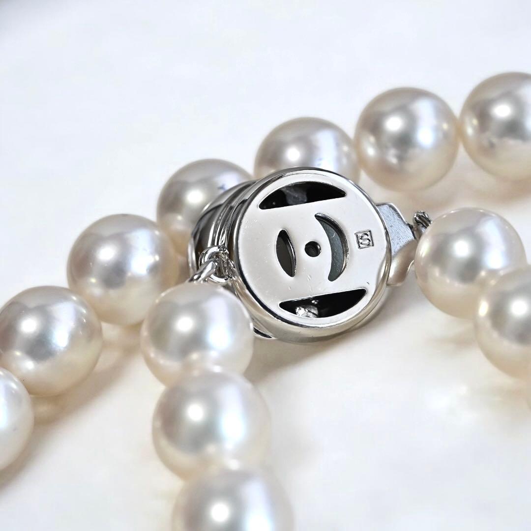 【最高品質・花珠】タサキ　アコヤ　パール　ネックレス　大珠　7.5-8.0