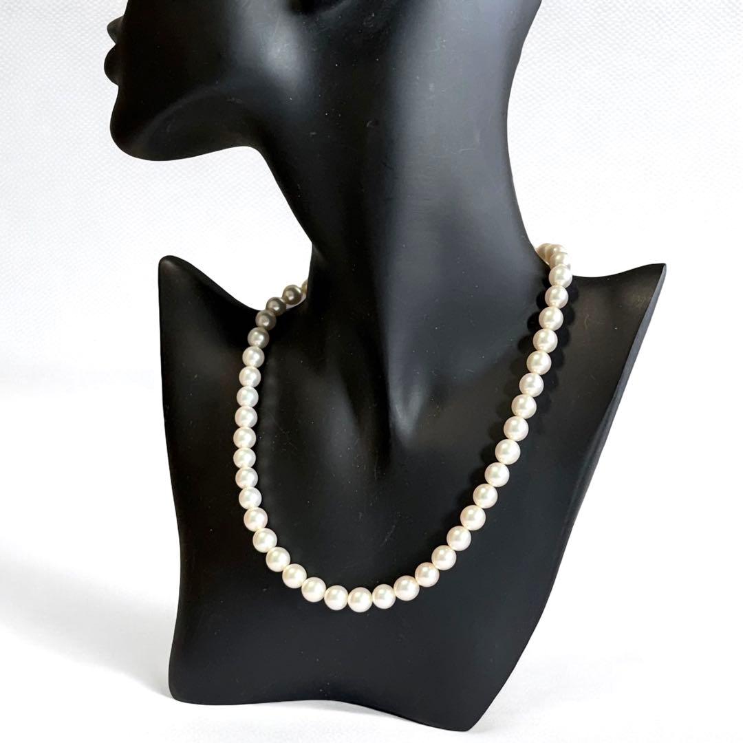 【最高品質・花珠】タサキ　アコヤ　パール　ネックレス　大珠　7.5-8.0