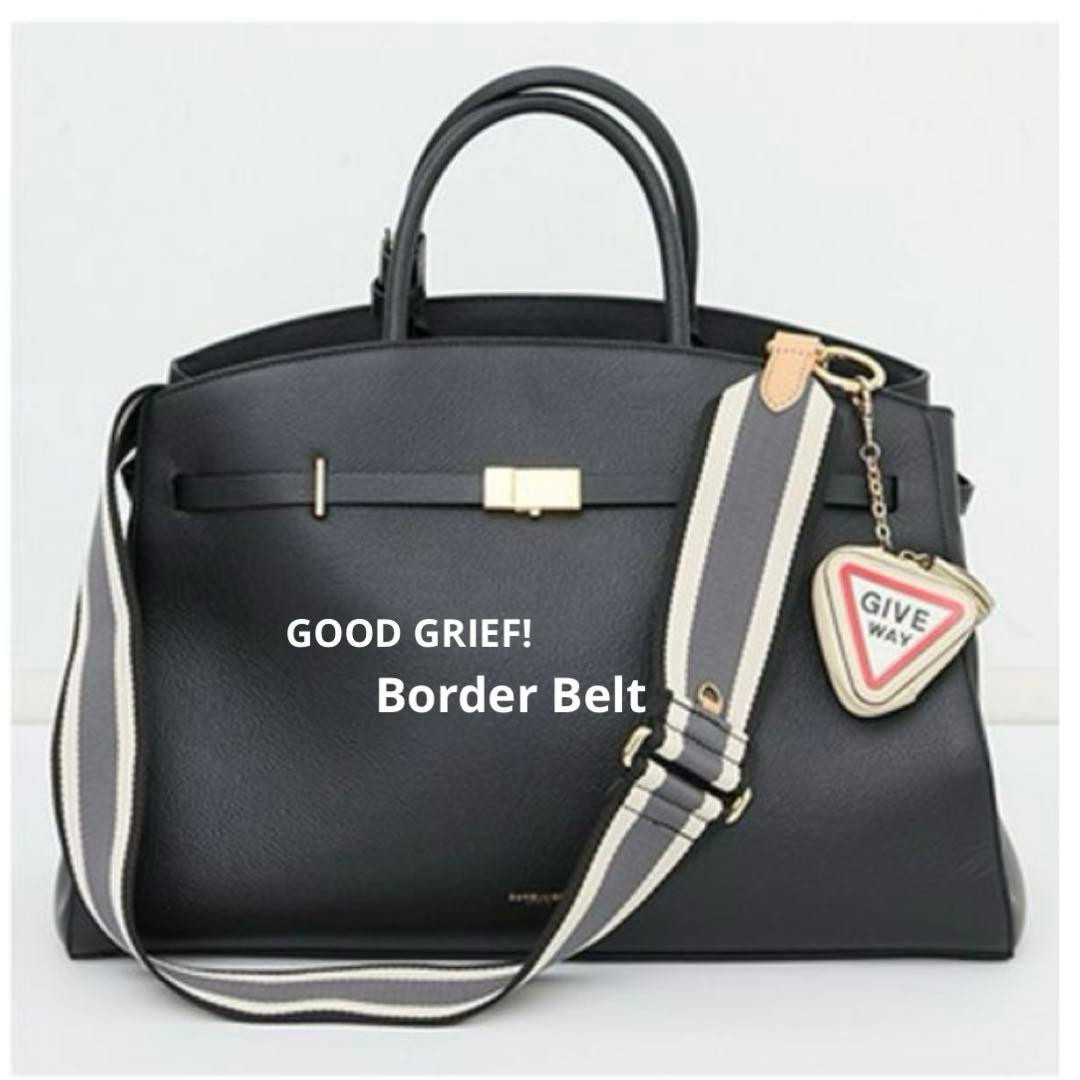【GOOD GRIEF!/グッド グリーフ】Border Belt(6cm)