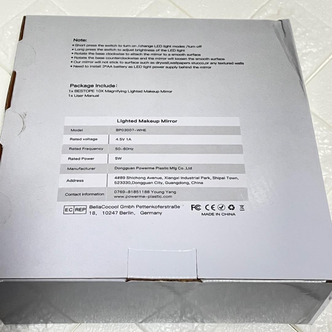 残り1点！★BESTOPE ライティング メイクアップ ミラー拡大