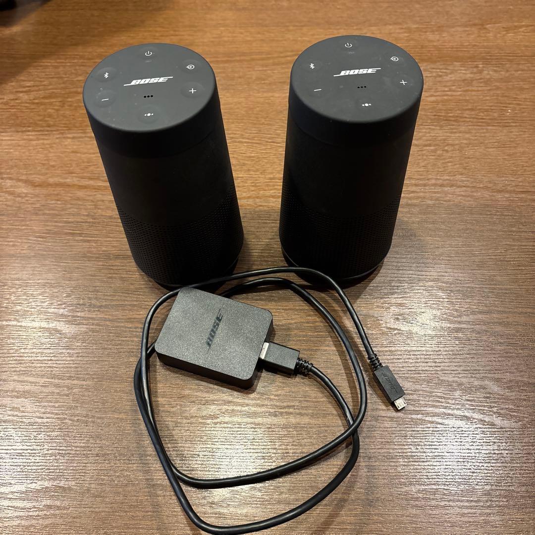 Bose SoundLink Revolve Ⅱ 本体2個、純正コード1セット