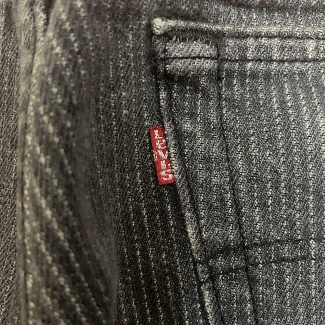 80s リーバイス 501 ストライプデニム　34/30 オリジナルレングス