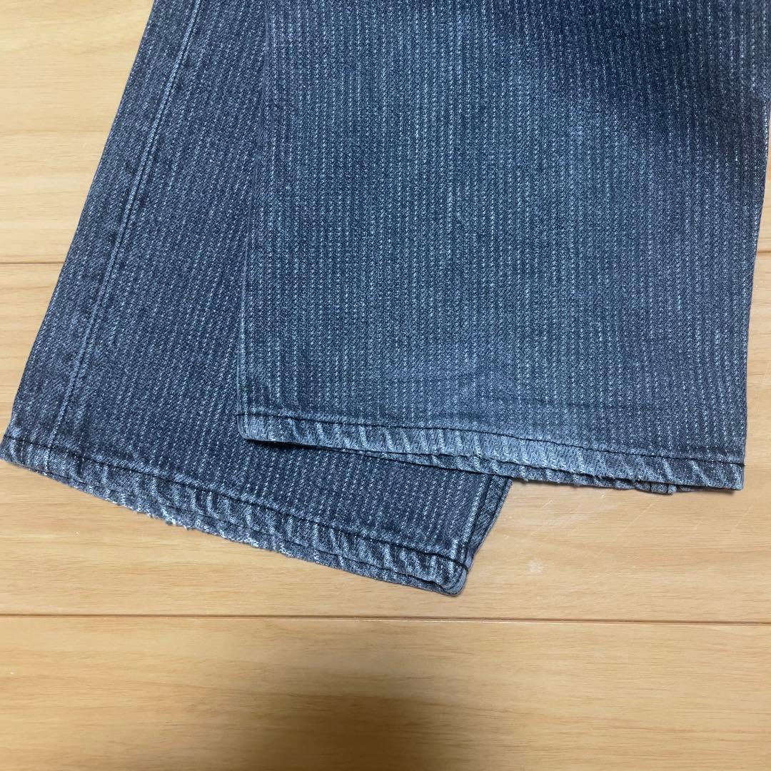 80s リーバイス 501 ストライプデニム　34/30 オリジナルレングス