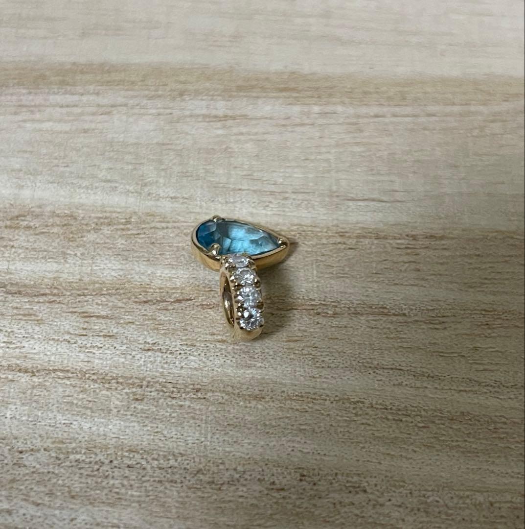 ようこさま専用festaria k18PGブルートパーズ ペンダントトップ