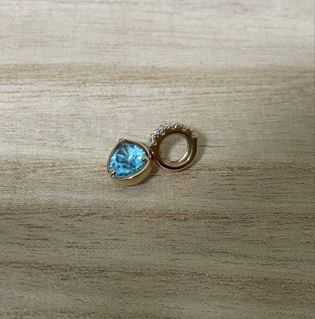 ようこさま専用festaria k18PGブルートパーズ ペンダントトップ