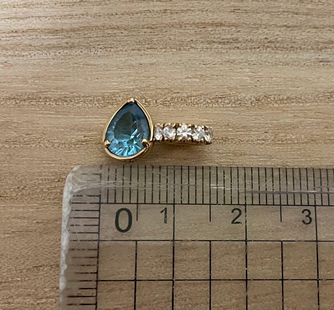 ようこさま専用festaria k18PGブルートパーズ ペンダントトップ