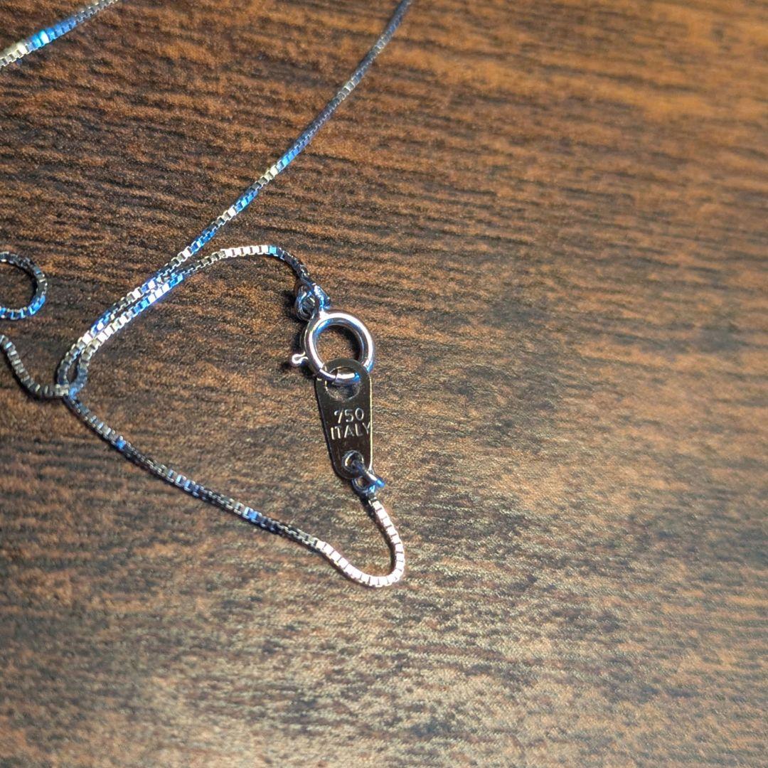 K18WG タンザナイト ネックレス