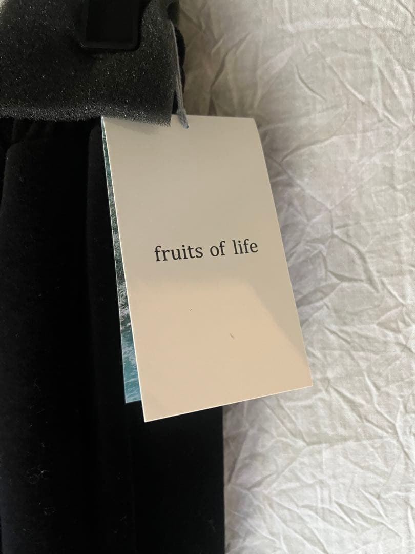 フルーツ　オブ　ライフ サルエルパンツ ブラック