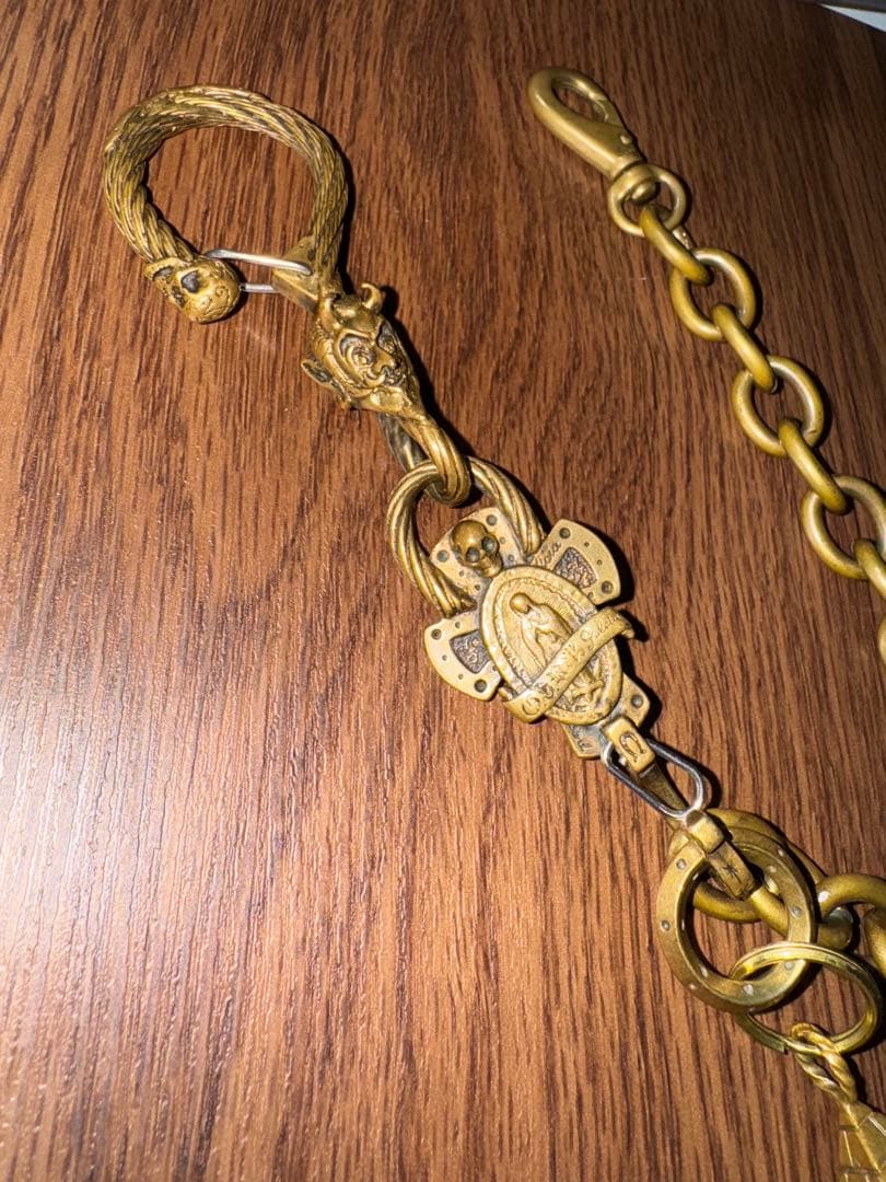 ガルシア　ギャングスタービル　　　　ウォレットチェーン 真鍮製　50cm