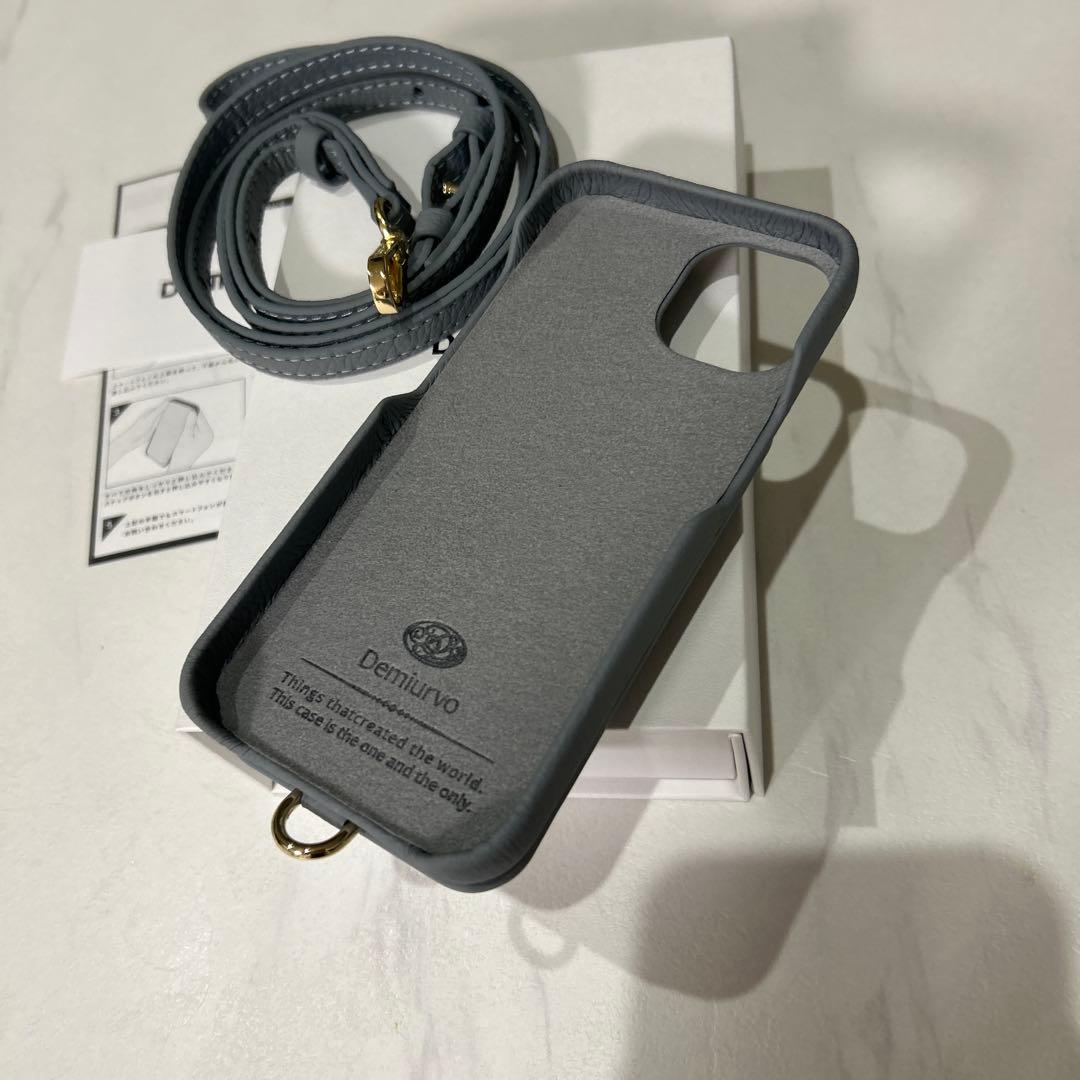 DEMIUスマホケースiPhone14/16e財布機能付ストラップ130㎝箱なし