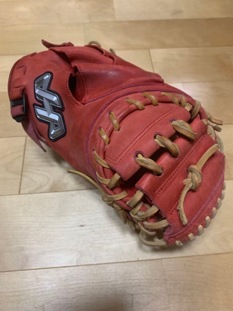 PRO-JC8 ジュニアモデル 軟式グローブ 赤