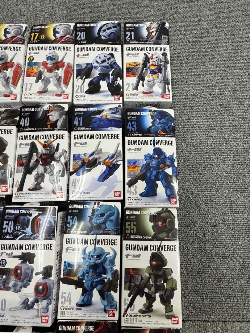 GUNDAM CONVERGE フィギュアセット 内袋未開封