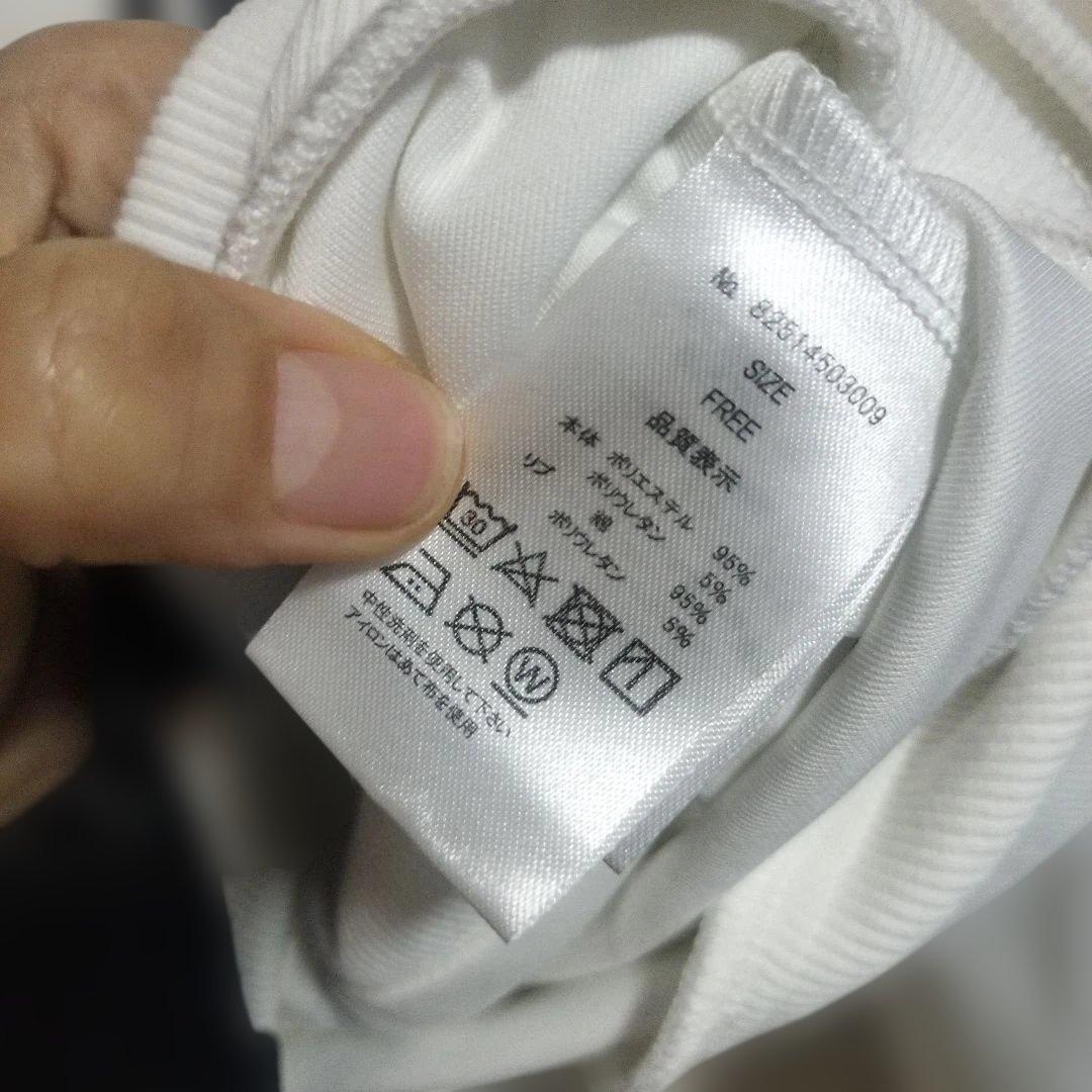 amilige アミリージュ　ショートZIPベルトハーネス付きパーカー　ホワイト