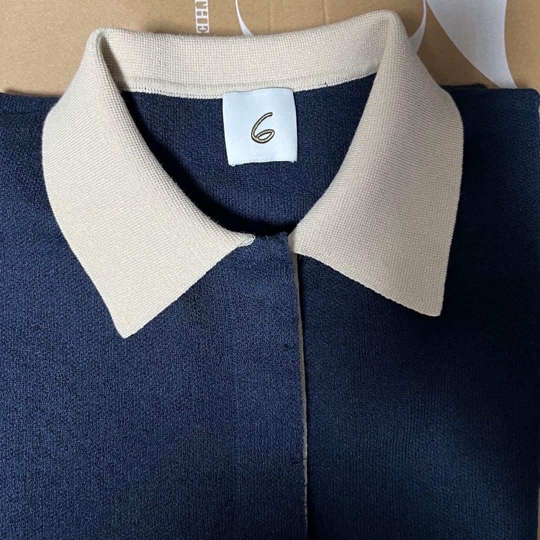 6roku シアーポロニット