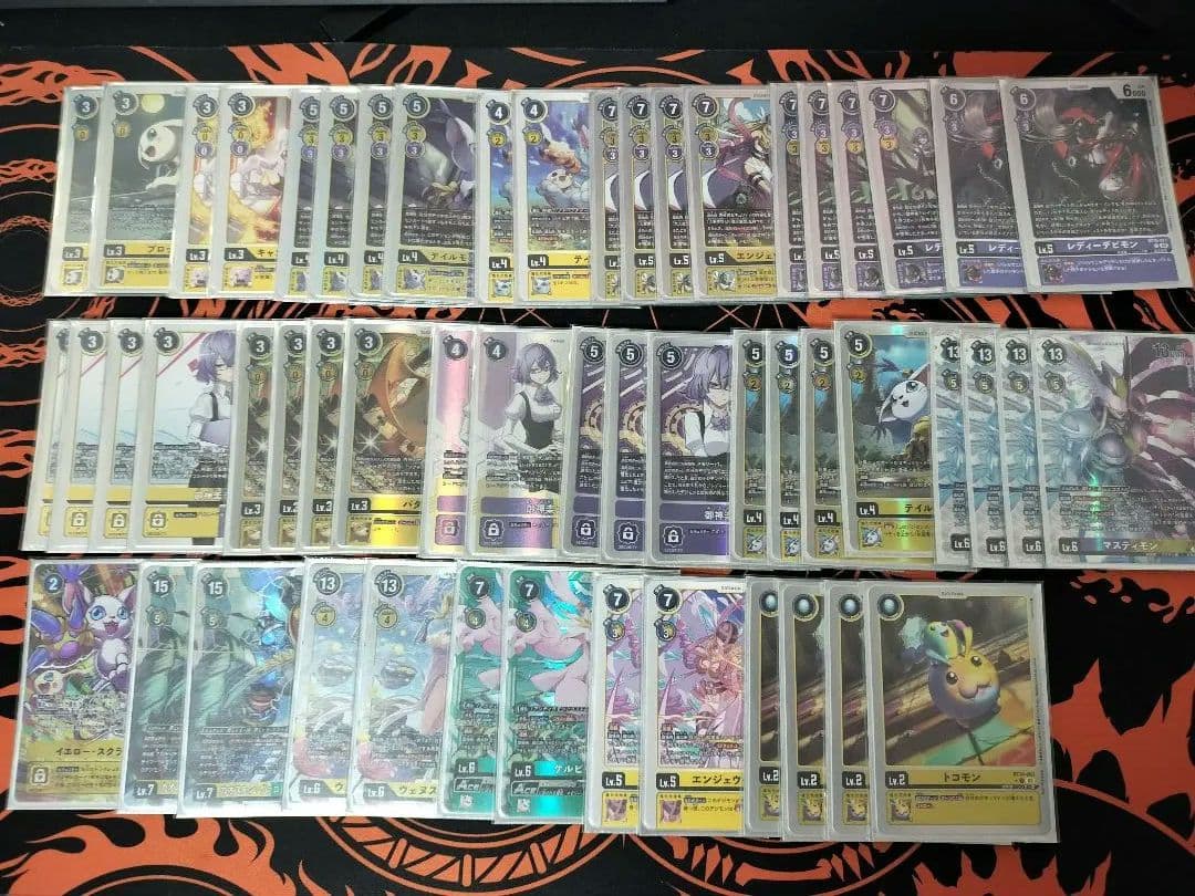 マスティモン　デッキ　調整パーツ付き　スリーブ付き　デジモンカードゲーム　デジカ