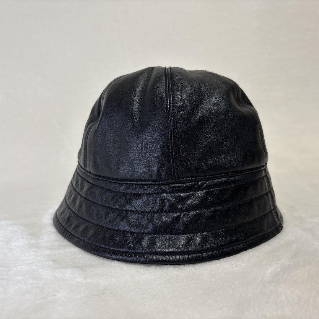 限界価格⭐︎【激レア】CCU セーラーハット ゴートレザー ブラック