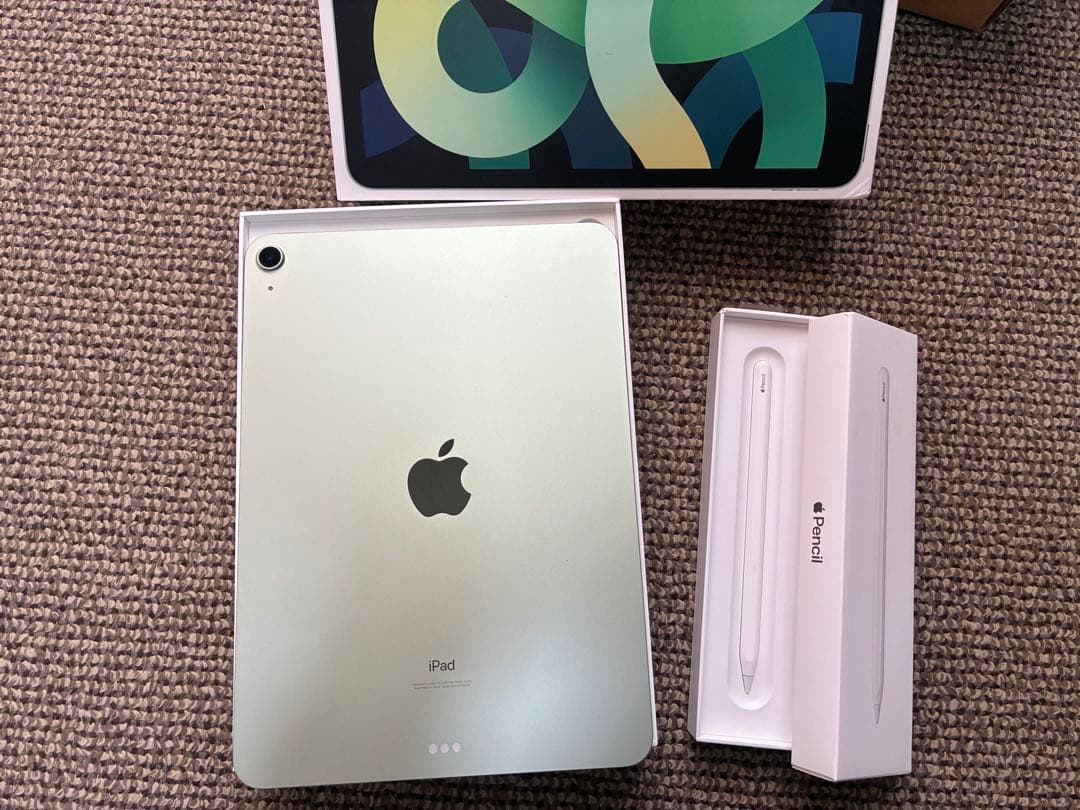 iPadAir第4世代 グリーン 64GB + ApplePencil第2世代