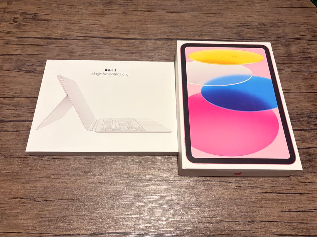 iPad第10世代 64GB ピンク Magic Keyboard Folio