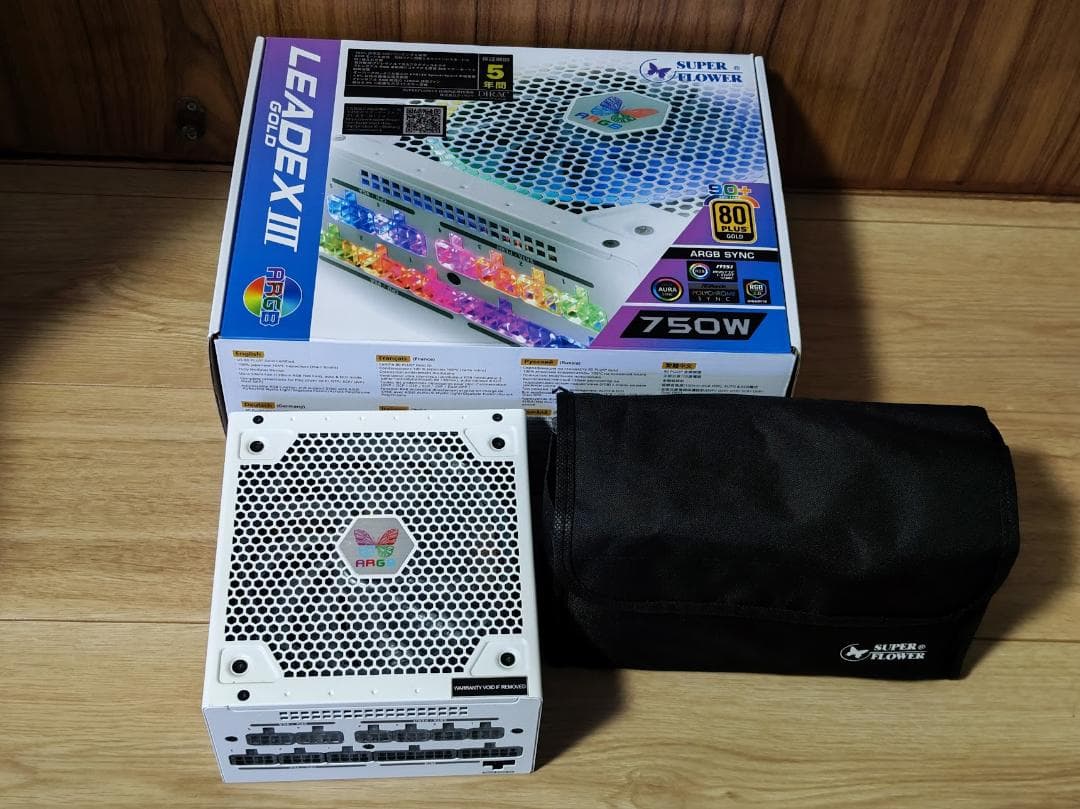 電源ユニット SUPER FLOWER LEADEX III GOLD ARGB 750W