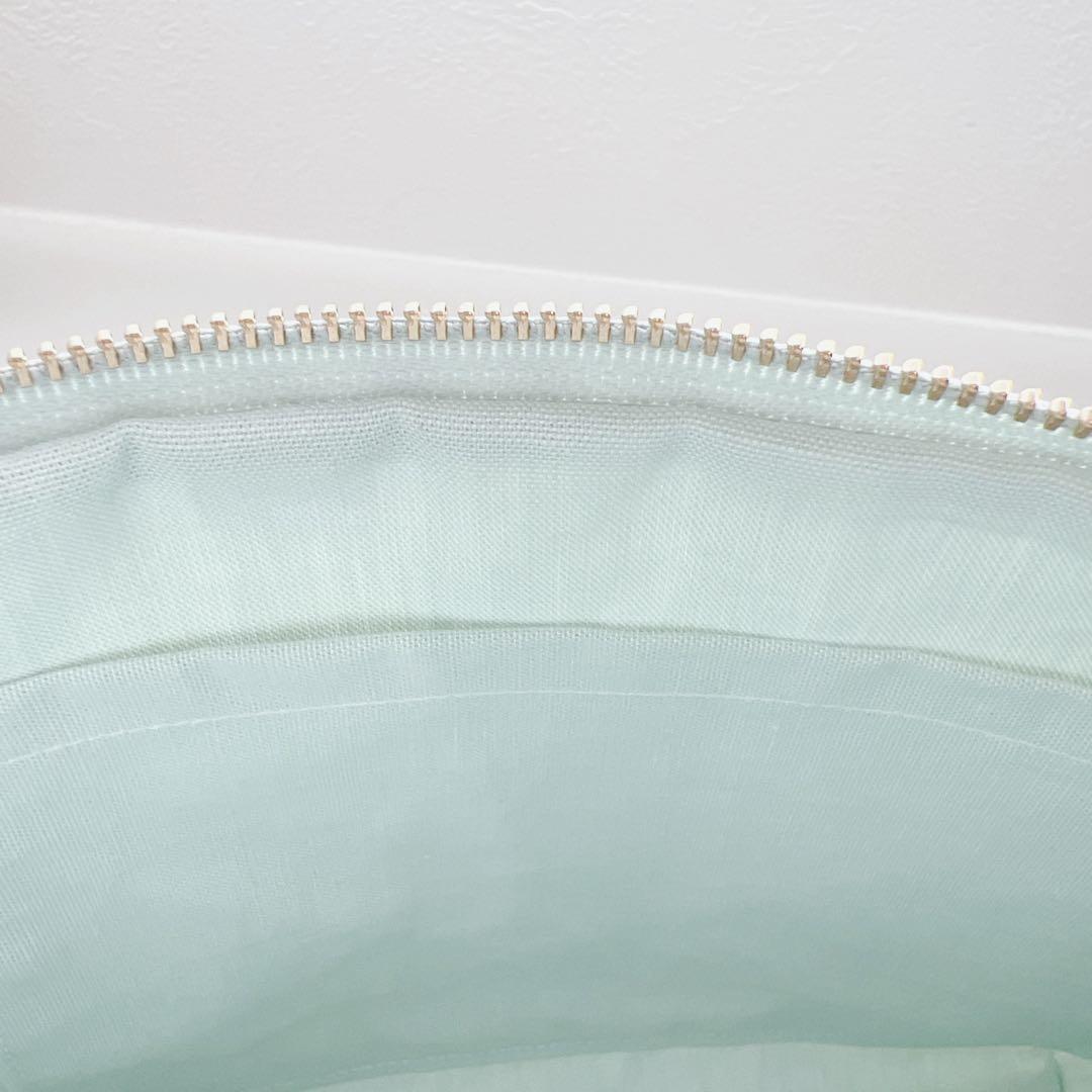 【K☆ページ】リバティ　縮小セリーヌ　リボンチャーム付き楕円底バッグ