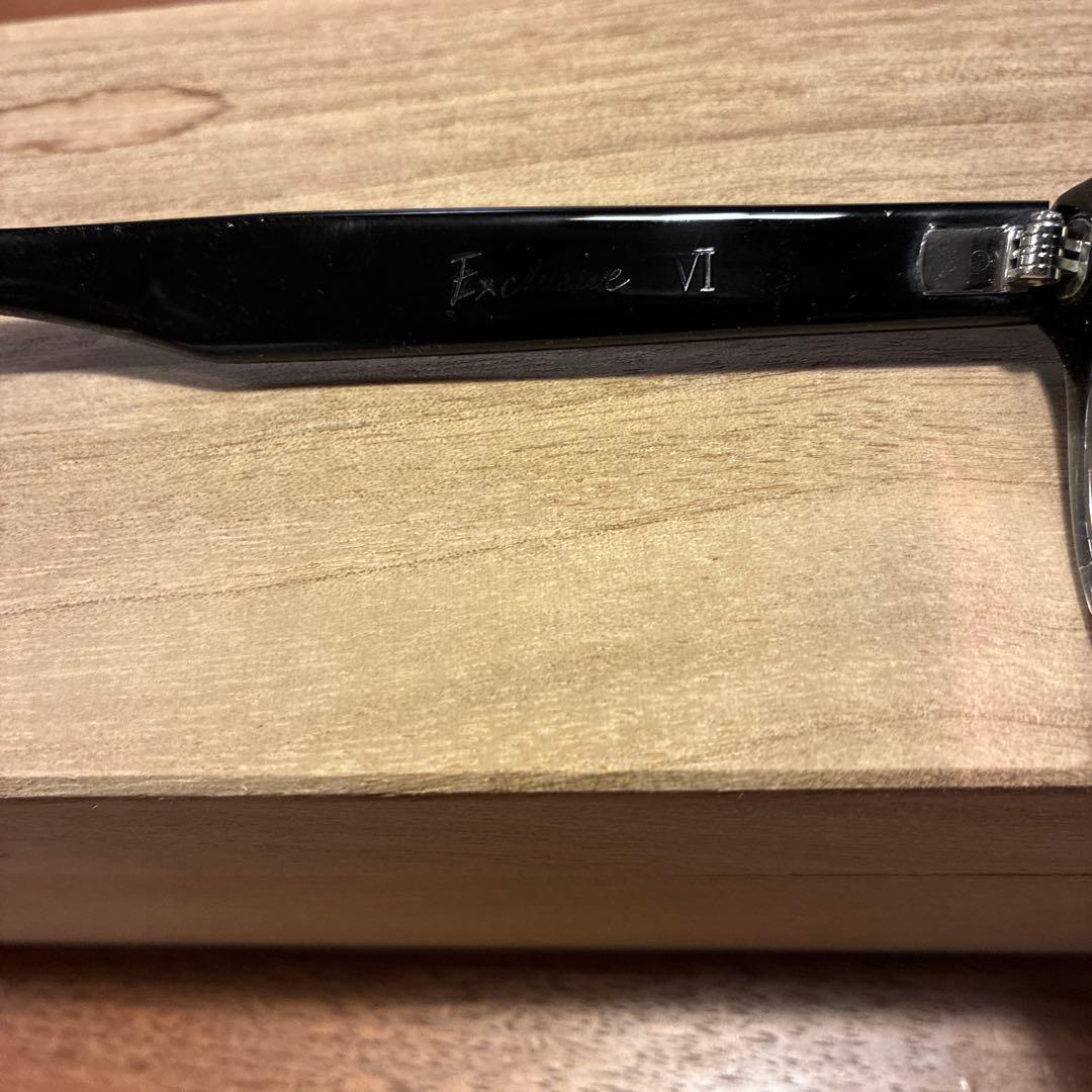 【希少】金子眼鏡 泰八郎謹製 exclusiveⅥ 黒×白