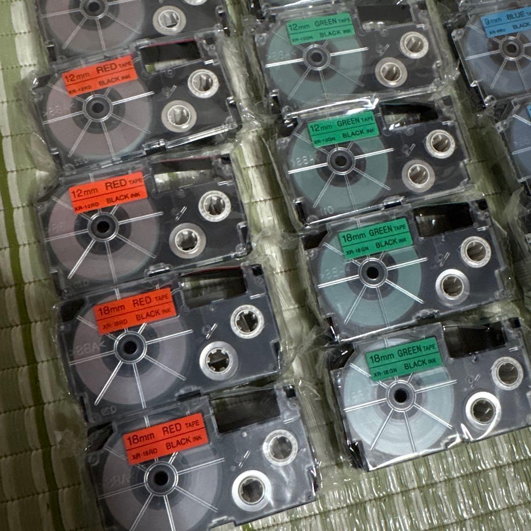 カシオCASIOネームランド　テープカートリッジ　テプラ　シール　まとめ売り