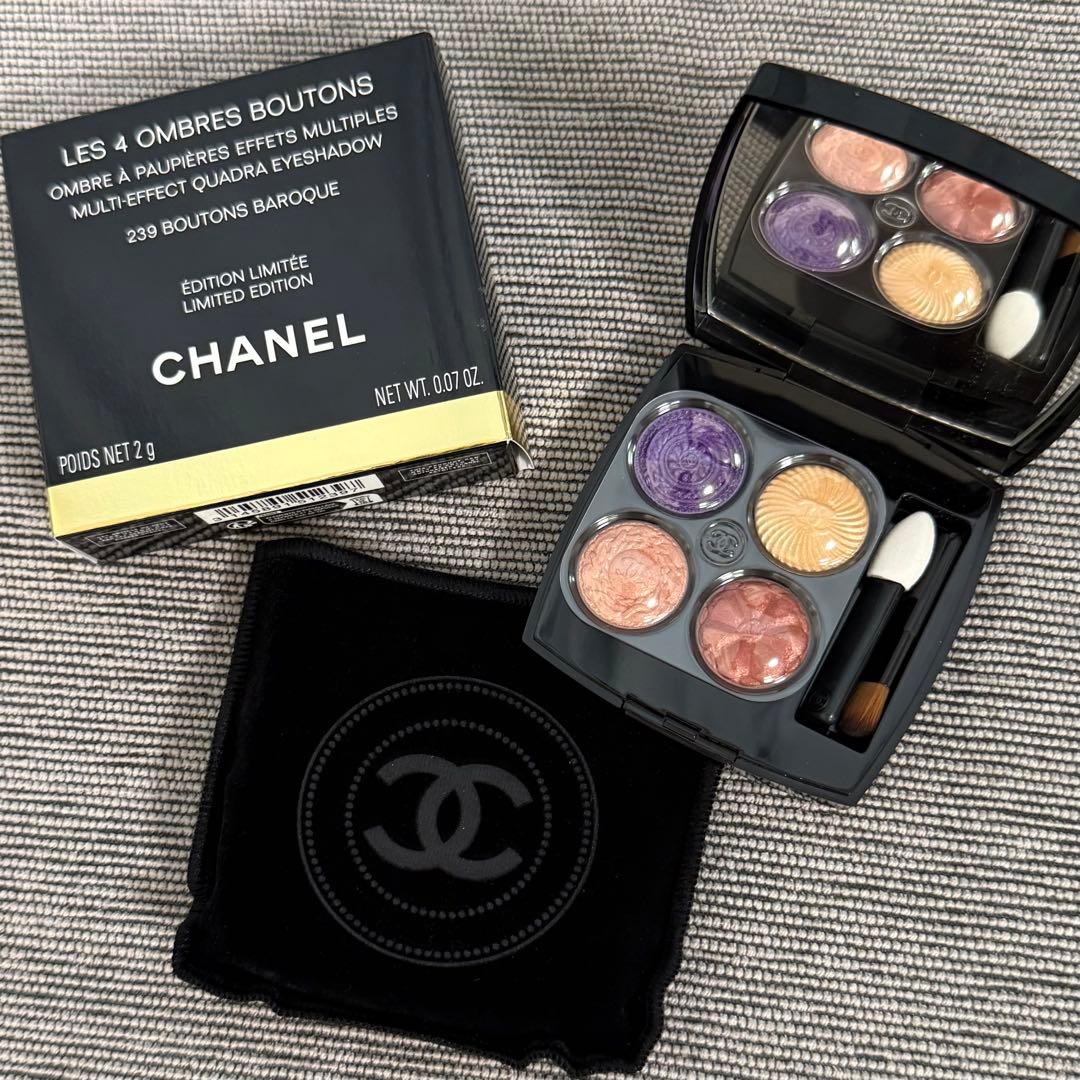 新品箱付き❤️CHANELシャネルレキャトルオンブルブトン239ブトンバロック